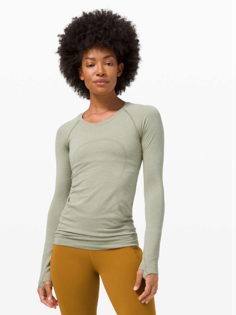 Lululemon Swiftly Tech Long Sleeve 2.0 in Rosemary Green / Green Fern Size 4